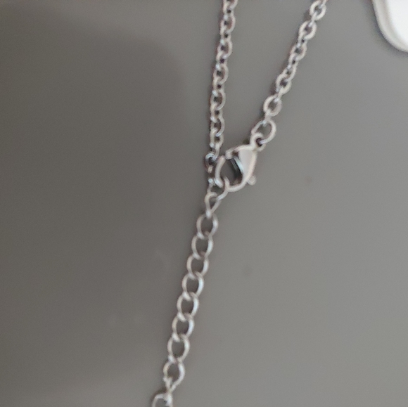 Unisex 18 inch Stainless Steal Reversible Emoji Necklace - Picture 4 of 4